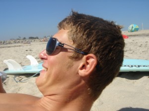 on a surfing vacation, can't remember where this was